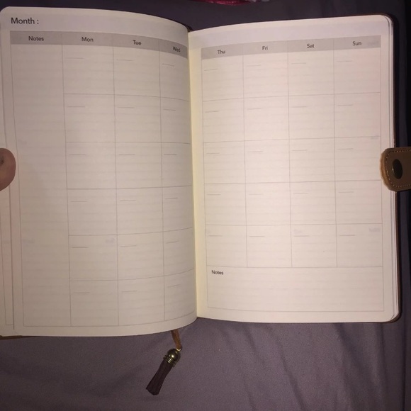 Aqua Blue Premium Undated Planner - Picture 6 of 6